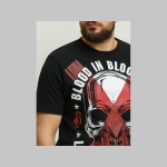 Blood in Blood čierne pánske tričko materiál 100% bavlna